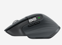 Souris de jeu sans fil Performance MX Master 3S originale avec 8K DPI plus silencieux clics défilement plus rapide réglable Palm Lift