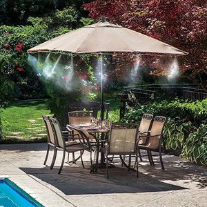 Système de brumisation automatique écologique 9M, kit pompe à diaphragme 12V 60W, buses en laiton 0,4 mm, capacité 5L, pour ferme et jardin - Product Image 2