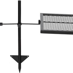 Barbecue portable en acier inoxydable pour usage extérieur, avec support, plaque <span class=keywords><strong>de</strong></span> cuisson et grille <span class=keywords><strong>de</strong></span> barbecue - Product Image 5