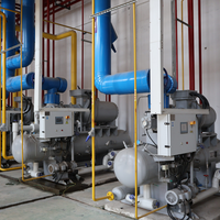 Unité de compresseur à vis haute fiabilité pour système de réfrigération industrielle de chambre froide refroidie par eau