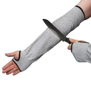 Manchons de protection respirants et résistants à l'usure, anti-coupure niveau 5, pour la sécurité des travailleurs d'usine (vente en gros) - Product Image 1
