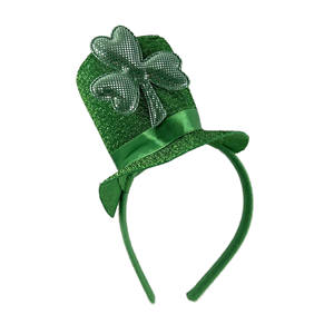 Serre-tête décoratif pour la fête de la Saint-Patrick avec trèfle, accessoire de cheveux vert irlandais, cadeau, accessoires de fête - Product Image 5