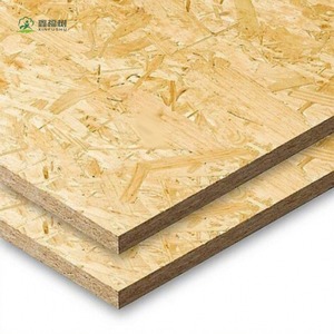 Panneau de bardage de toiture OSB3 imperméable de 18 mm, panneau de bois lamellé orienté léger, Xinfushu, sans libération de formaldéhyde, nouvelle construction de toiture - Product Image 1