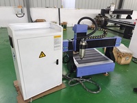 Kleine Desktop Mini Cnc Router Machine Prijs Hobby Cnc Freesmachine. Diy Reclame Cnc Router 6090 Met Roterende