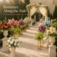 Nouvel Arrivage en Gros : Mini Bouquet de Roses Artificielles à 6 Têtes, Fleurs Artificielles Haut de Gamme pour Décoration de Mariage et Accessoires de Photographie