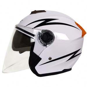 Casque de moto électrique unisexe OKCMC à double visière, anti-buée, trois-quarts, toutes saisons - Product Image 6