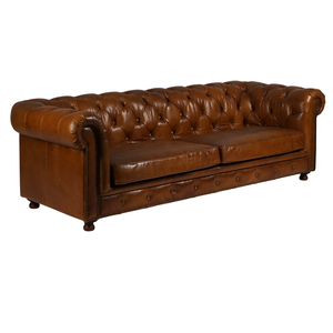 Mobili d'epoca genuino divano in pelle mobili <span class=keywords><strong>antichi</strong></span> chesterfield trapuntato <span class=keywords><strong>divani</strong></span> living room furniture divano set - Product Image 2