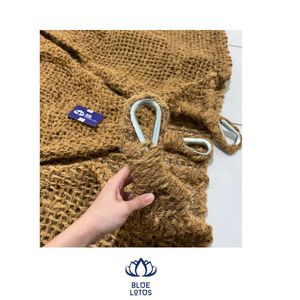 ใบเรือใยมะพร้าวบังแดดทรงสามเหลี่ยมส่งออกจากดอกบัวสีฟ้าเวียดนาม - Product Image 1