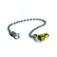 Cache-poussière pour connecteur femelle SMA, compatible avec les connecteurs coaxiaux RF mâles SMA, en cuivre, conforme RoHS, en stock