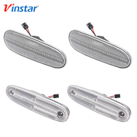 Vinstar-Feux de position latéraux à LED pour Toyota 4th Gen Supra A80 1993-1998 LED 2 Marqueurs latéraux avant et arrière à 2 LED