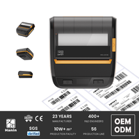 Imprimante thermique directe de reçus et d'étiquettes HPRT New HM-A300E Mini sans fil 2 pouces 58 mm 3 pouces 80 mm