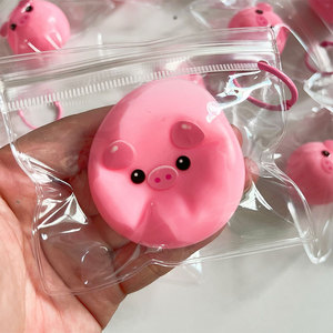 CHENXI Cute Pink Pig Slow-Rebound Fluid Kneading <b>Squeeze</b> Toy Anti-Stress Toys and Taba Squishy <b>Ball</b> - Product Image 1
