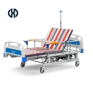 Peralatan medis rumah sakit Harga terbaik tempat tidur perawatan medis pembengkokan pusat tempat tidur rumah sakit elektrik pasien ICU