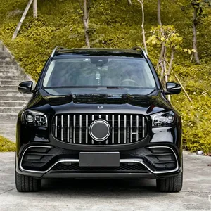 Grilles de pare-chocs avant pour Mercedes Benz GLS400 GLS450 X167 2020-2023, couvercle inférieur en maille, accessoires de tuning automobile - Product Image 4