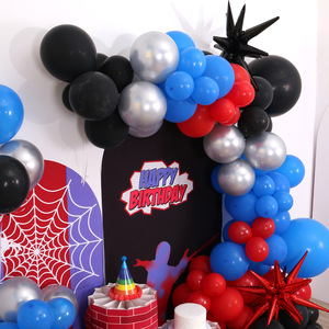 <span class=keywords><strong>Arche</strong></span> de ballons Spider-Man Ensemble de ballons rouges, bleus et noirs d'anniversaire pour garçon - Product Image 3