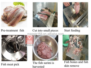 Machine automatique de coupeur de désossage de séparateur de viande de crabe de crevettes de poisson à petite échelle <span class=keywords><strong>pour</strong></span> la pêche et le traitement - Product Image 5