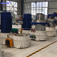 Machine à granulés de bois industrielle professionnelle 132KW à matrice annulaire, vente directe usine