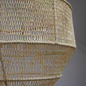 Candelabro colgante de cristal más vendido con cuentas de madera algas de bambú y LED de hoteles para bodas y decoración del hogar para Navidad - Product Image 1