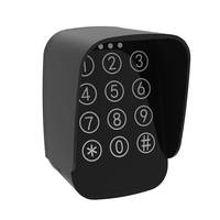 Clavier sans fil, clavier d'entrée sans clé, panneau de code numérique étanche, contrôle de sécurité pour ouvre-porte automatique coulissant ou battant