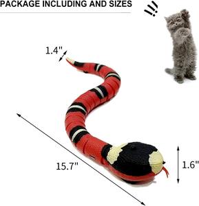 Escape Realistic <span class=keywords><strong>Jouet</strong></span> rechargeable de <span class=keywords><strong>serpent</strong></span> à détection intelligente interactif en forme de S pour chat Sentir automatiquement les obstacles - Product Image 6