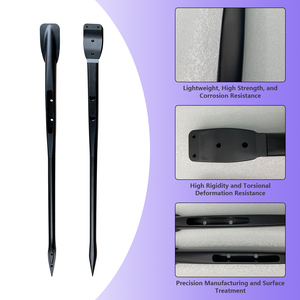 ชุดโครงสร้างไฮโดรฟอยล์อะลูมิเนียมสีดำ รุ่น Axis PNG/HPS/BSC/ONS/GY ขนาด 703 มม. สำหรับอุปกรณ์เล่นน้ำและอุปกรณ์เสริมสำหรับเล่นเซิร์ฟ รุ่น Fuselage-A7 - Product Image 4