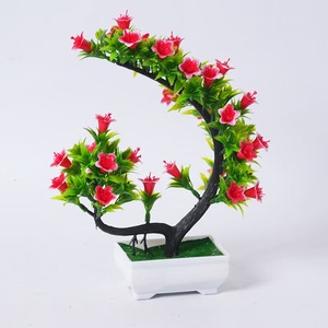 M14 Artificielle Décoration de Maison Croissant <span class=keywords><strong>Trompette</strong></span> En Pot Salon Porche Bonsaï Maître Lait Décoration Plastique Fleur Décorative - Product Image 3