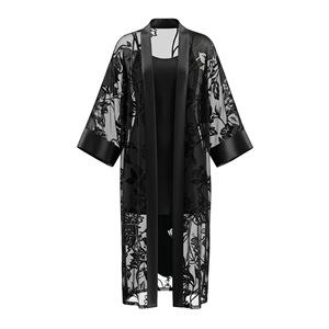 Camicie da Notte Estive Traspiranti di Lusso per Donne con Scollo Quadrato - Vestaglie Lunghe Leggere per l'Esportazione - Product Image 5