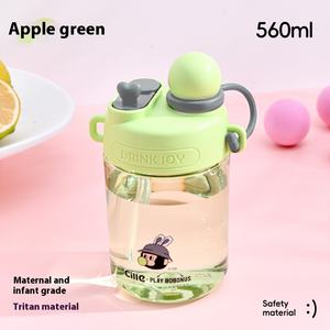 Gobelet de sport jetable Cille Monkey Tritan à double ouverture pour enfants, conception pour boire directement, portable, pour camping et activités de plein air, avec ventouse - Product Image 6