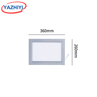 Negatoscope médical ultra-fin YAZHIYI Mini à panneau unique pour films radiographiques LED, lumière uniforme pour vérification radiographique en clinique dentaire