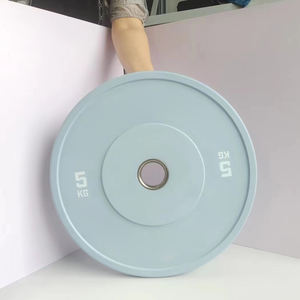 Jeu d'haltères en acier de 2 pouces, plaque d'haltérophilie, 5-25KG, pare-chocs, nouvelle couleur - Product Image 6