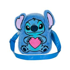 Karactermania - Bolso Bandolera de Peluche con Forma de Corazón de Lilo y Stitch de Disney, Azul - Product Image 2