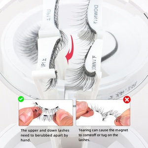 Heart Girl Hard Magnetic False <b>Eyelashes</b> Suitable for Daily Wear, 2 Hard Magnets,<b>Strong</b> Magnetic, No <b>Glue</b>,Reusable <b>Eyelashes</b> - Product Image 4