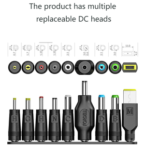 Nam để nữ DC dây nguồn với inline Dimmer chuyển đổi 5521/5525 3.5x1.35 mét cho <span class=keywords><strong>LED</strong></span> <span class=keywords><strong>String</strong></span> Lights & giáng sinh Lights Đen - Product Image 6