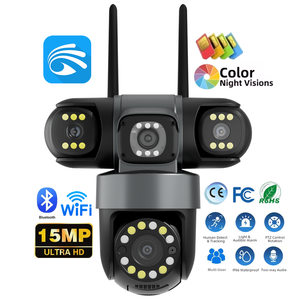 Yoosee 3Screens 4g Sim Card Ultra HD 15MP PTZ Bomber Shape <b>Outdoor</b> Wifi IP CCTV <b>Security</b> Network <b>Wireless</b> <b>Cameras</b> Surveillance - Product Image 1