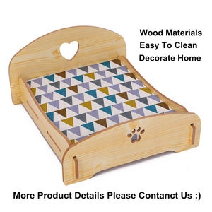 Fabriek Levering Groothandel Oem Houten Hond <span class=keywords><strong>Bed</strong></span> Meubels - Product Image 4