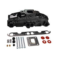 Colector de escape de junta seca Mercruiser V8 5.7L XME 5735, colector de escape V8 para 865735A02