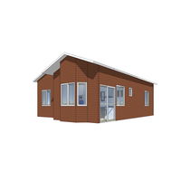 Villa Moderne Préfabriquée à Montage Rapide, Extensible, en Conteneurs 40 et 20 pieds, 5 Chambres, Cuisine Écologique, Bureau Mobile, En Promotion