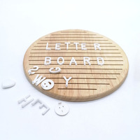 Panneau de lettres en bois non feutre, panneau de messages de grossesse, doux, décoration de la maison
