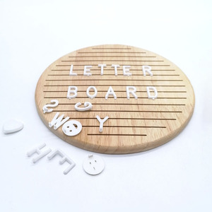 Panneau de lettres en bois non feutre, panneau de messages de grossesse, doux, décoration de la maison - Product Image 6
