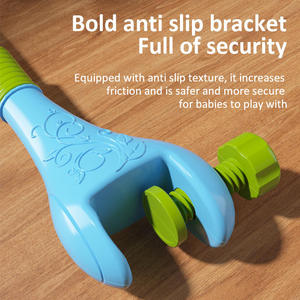 360-Degree Rotating Hanging <strong>Toy</strong> with Soft Melodies, Visual Stimulation Device with Colorful Pendants, Universal Clip-On Stand - Product Image 4