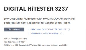 เครื่องทดสอบดิจิตอล HIOKI HiTESTER 3237 นำเข้าจากญี่ปุ่น รับประกันการทดสอบที่แม่นยำและรวดเร็ว 3237 และเครื่องทดสอบดิจิตอลนำเข้าจากญี่ปุ่น HiTESTER 3237 รับประกันความแม่นยำ - Product Image 3