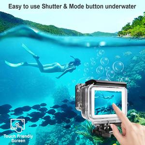Hongdak tiêu chuẩn dưới nước GoPros hero7 không thấm nước nhà ở trường hợp bìa máy ảnh Phụ kiện cho <span class=keywords><strong>HERO5</strong></span>/6/7 với màn hình cảm ứng - Product Image 2