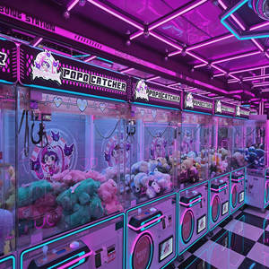 Máquina de garras recreativa comercial operada con monedas, atrapa premios, con iluminación LED - Product Image 6