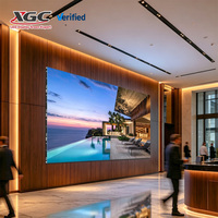 Mur LED fixe intérieur à pas de pixel fin P1.86, haute résolution de gris HDR10 8K pour l'arrière-plan de la réception d'hôtel