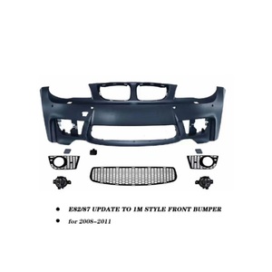 Kit Carrozzeria per Auto E82 E87, Aggiornamento Stile M con Paraurti Anteriore, Griglia e Griglia Fendinebbia per <span class=keywords><strong>BMW</strong></span> <span class=keywords><strong>Serie</strong></span> <span class=keywords><strong>1</strong></span> E82 E87 2008 2009 <span class=keywords><strong>2011</strong></span> - Product Image 4