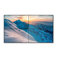 Televisor Inteligente UHD de 46/49/55 Pulgadas con Bisel Ultra Delgado de 1.8 mm, Televisor LED/LCD Flexible de Buena Calidad, Pantalla de Video LCD 3x3