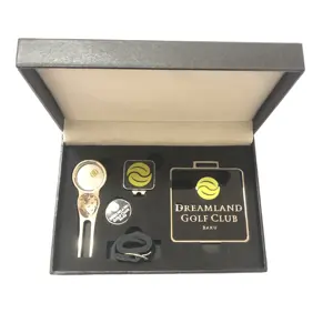 Luxe Golf Gift Set Pitchfork Bal Marker Hoed Clip Golftas Tags Perfecte Golf Gift