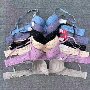 Sujetador Sexy para Mujer, Tallas 32-38, <span class=keywords><strong>Copa</strong></span> A, Tirantes Ajustables, Encaje, Estampado Moderno, Estilo Push-Up, Realza el Busto Pequeño - Product Image 4