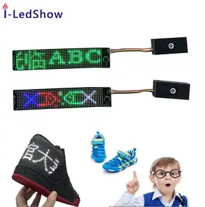 Pantalla LED flexible, desplazamiento de mensajes, Control por aplicación, sombrero, zapatos, botellas de vino, pantalla decorativa con texto en movimiento, gran oferta