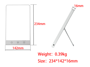 Lampe LED portable GQ-L1 pour la thérapie par la lumière naturelle, 10000 lux, sans UV, pour améliorer l'humeur hivernale - Product Image 6